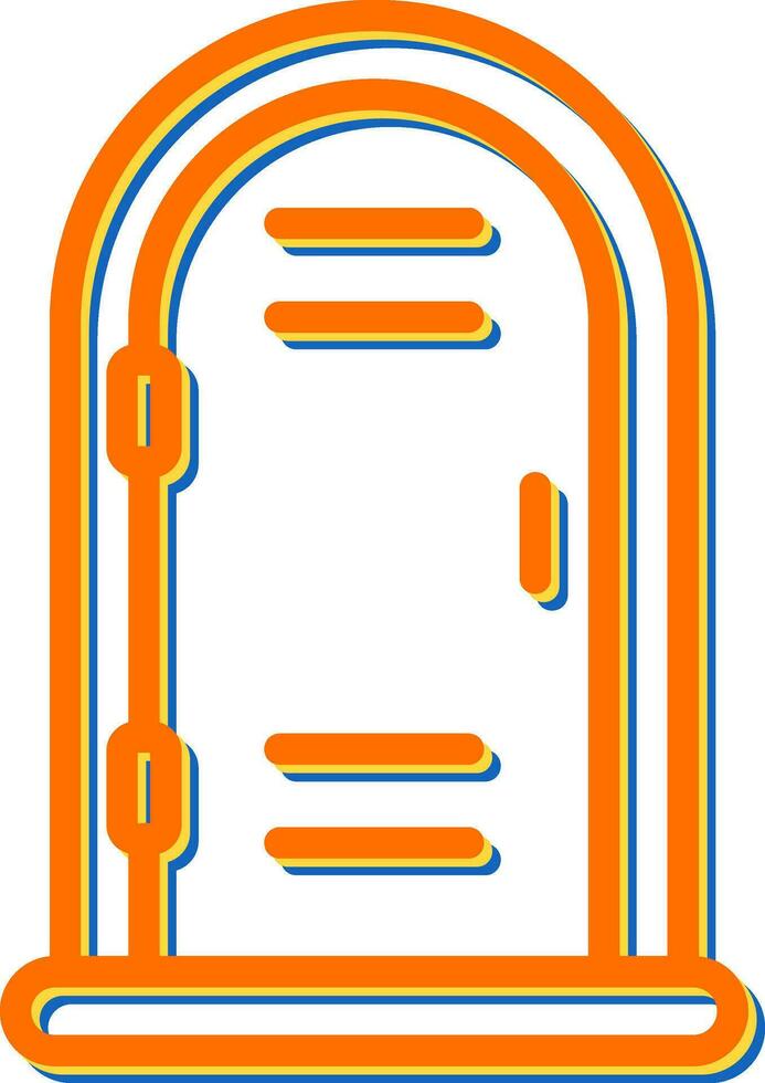 Emergency toilet Vector Icon