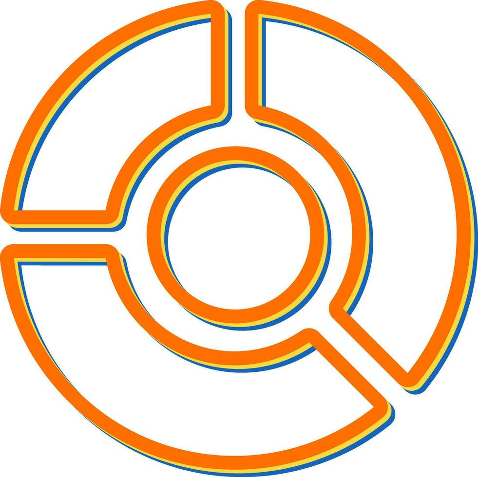 Pie Graph Vector Icon