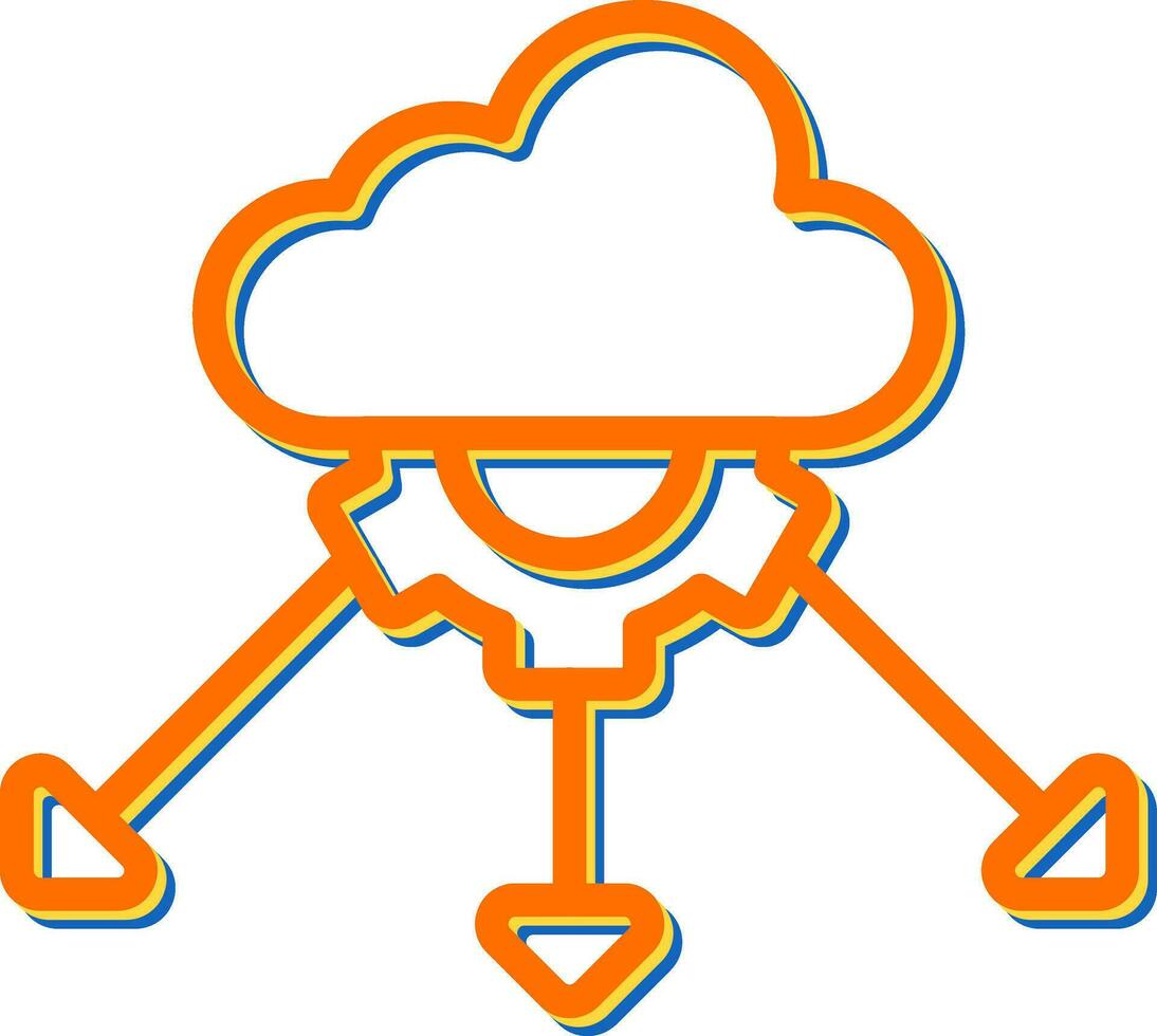 Network Load Balancing Vector Icon