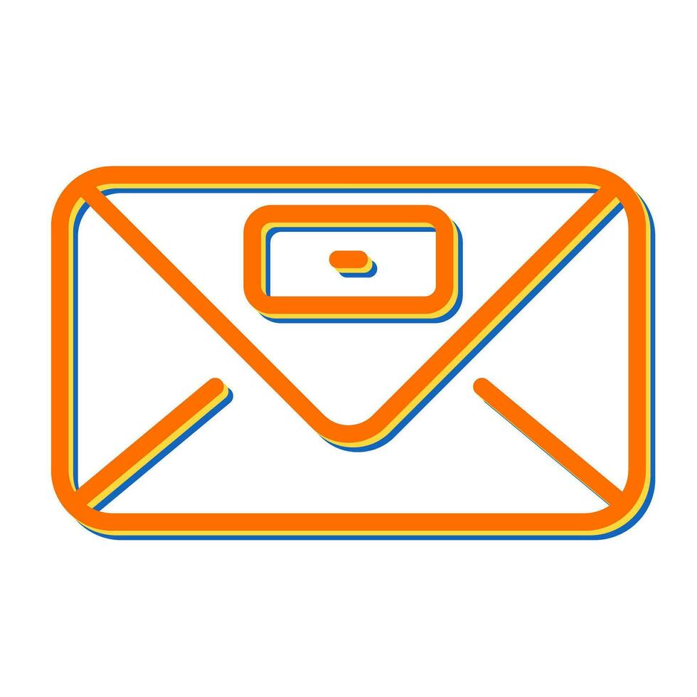 Envelope with stamp Vector Icon