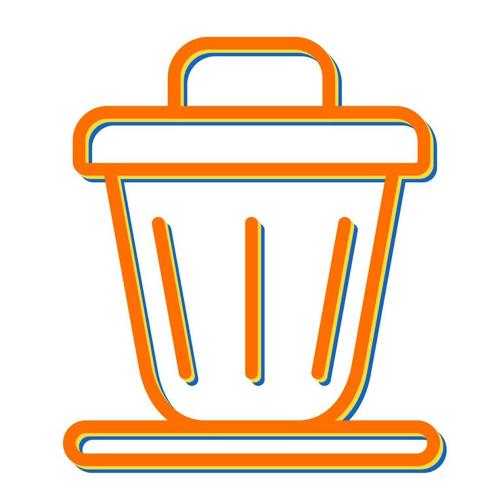 Trash bin Vector Icon