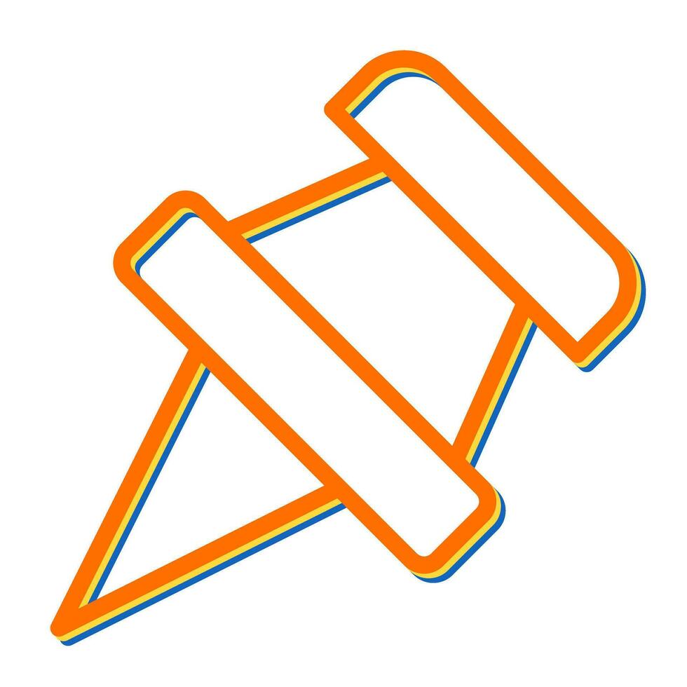 Thumbtack Vector Icon