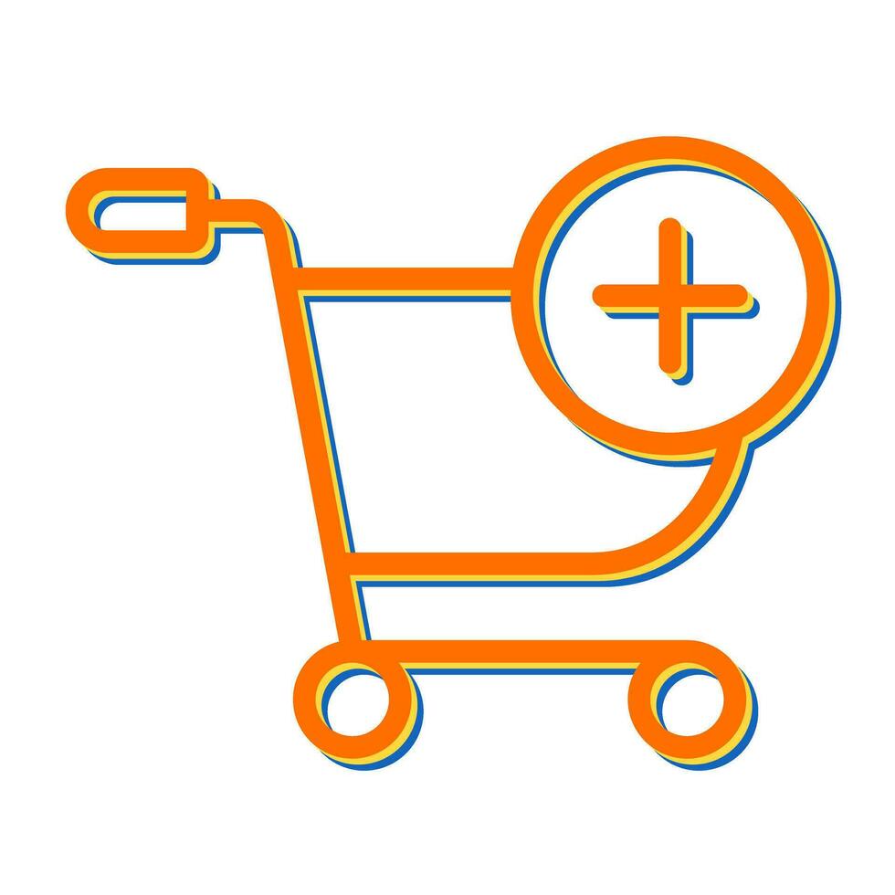 Shoping Cart Add Vector Icon