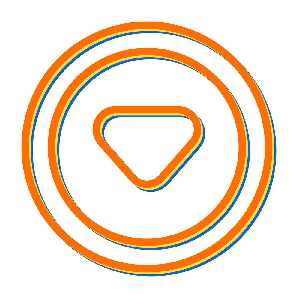Caret Down Vector Icon