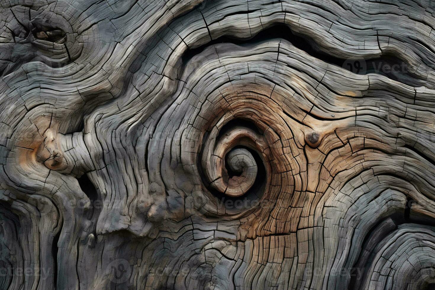 Intricate texture of a weathered tree bark photo