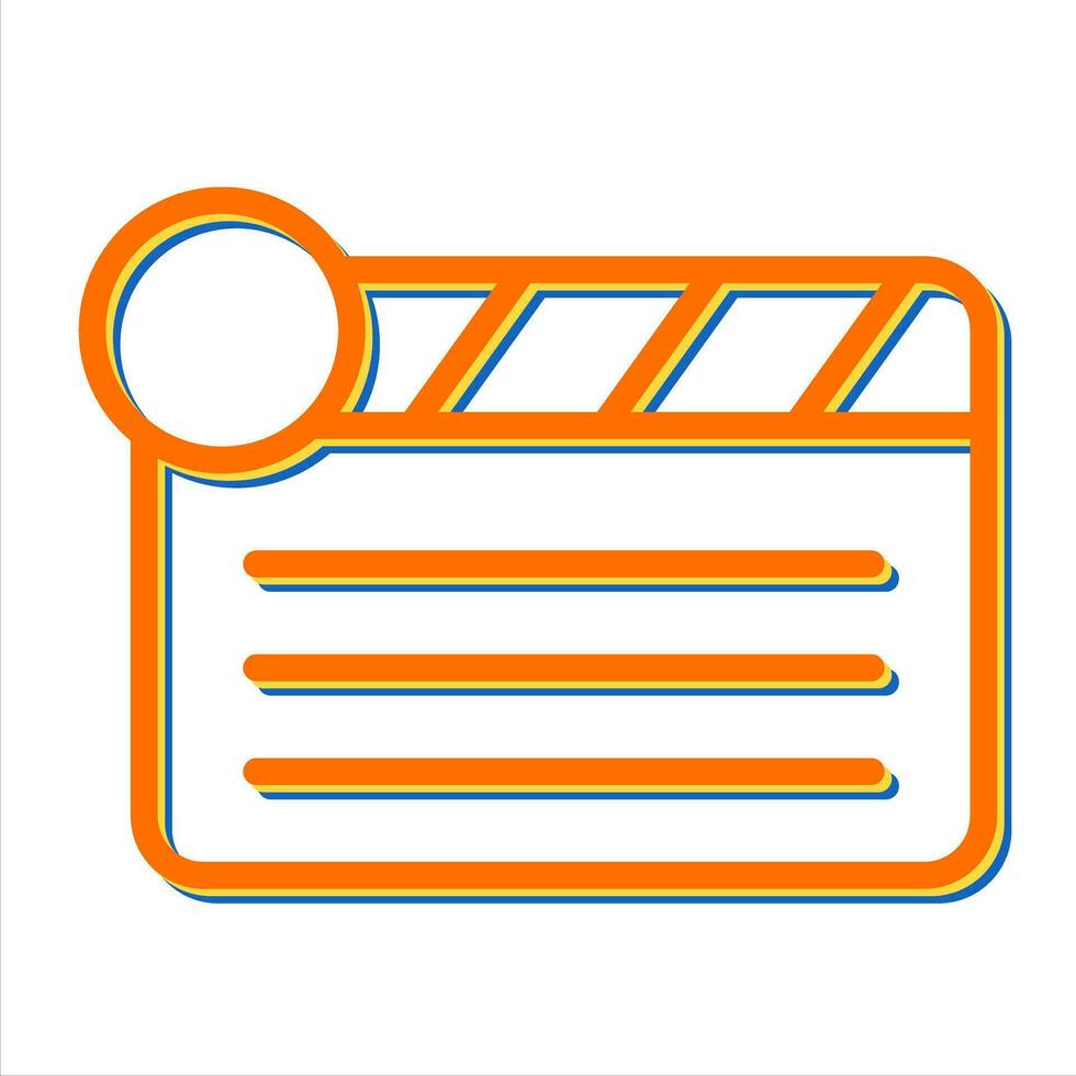 Clapper Board Vector Icon