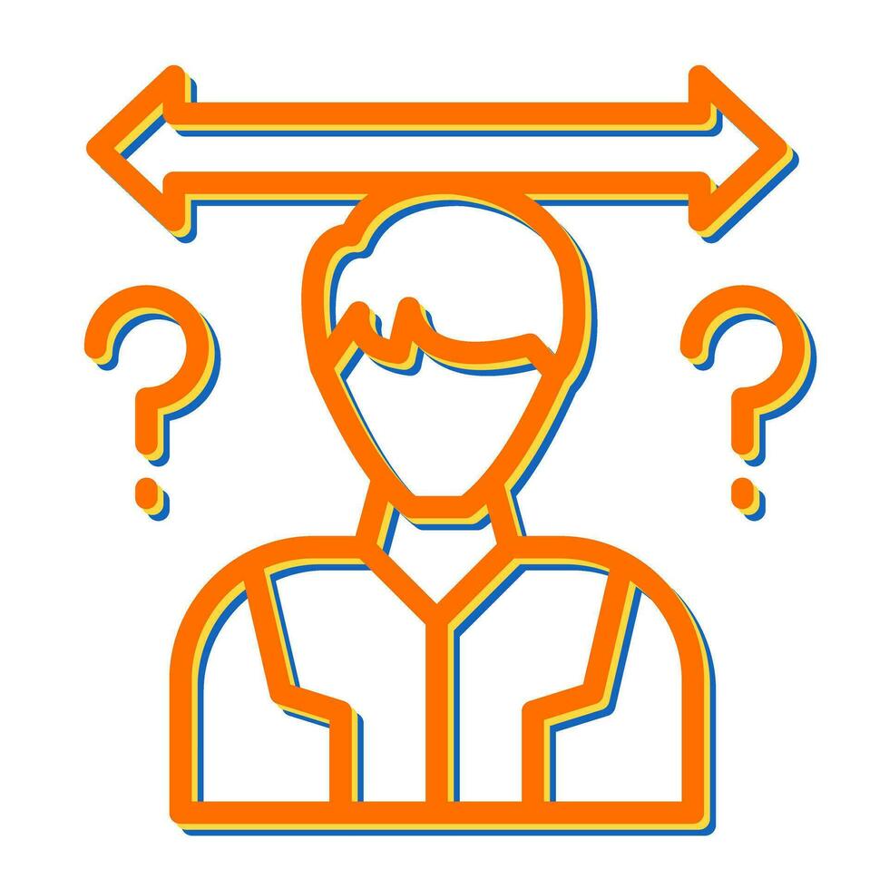 Uncertainty Vector Icon