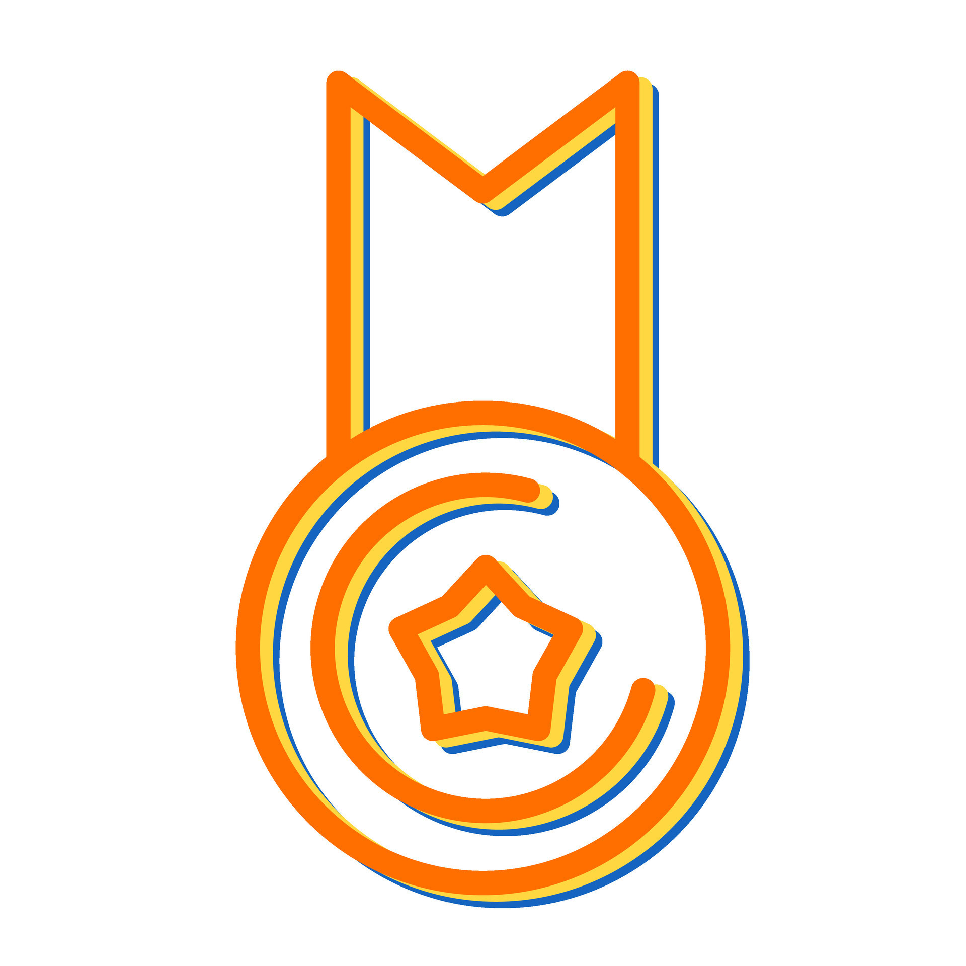 Gold Medal Vector Icon 28118977 Vector Art at Vecteezy