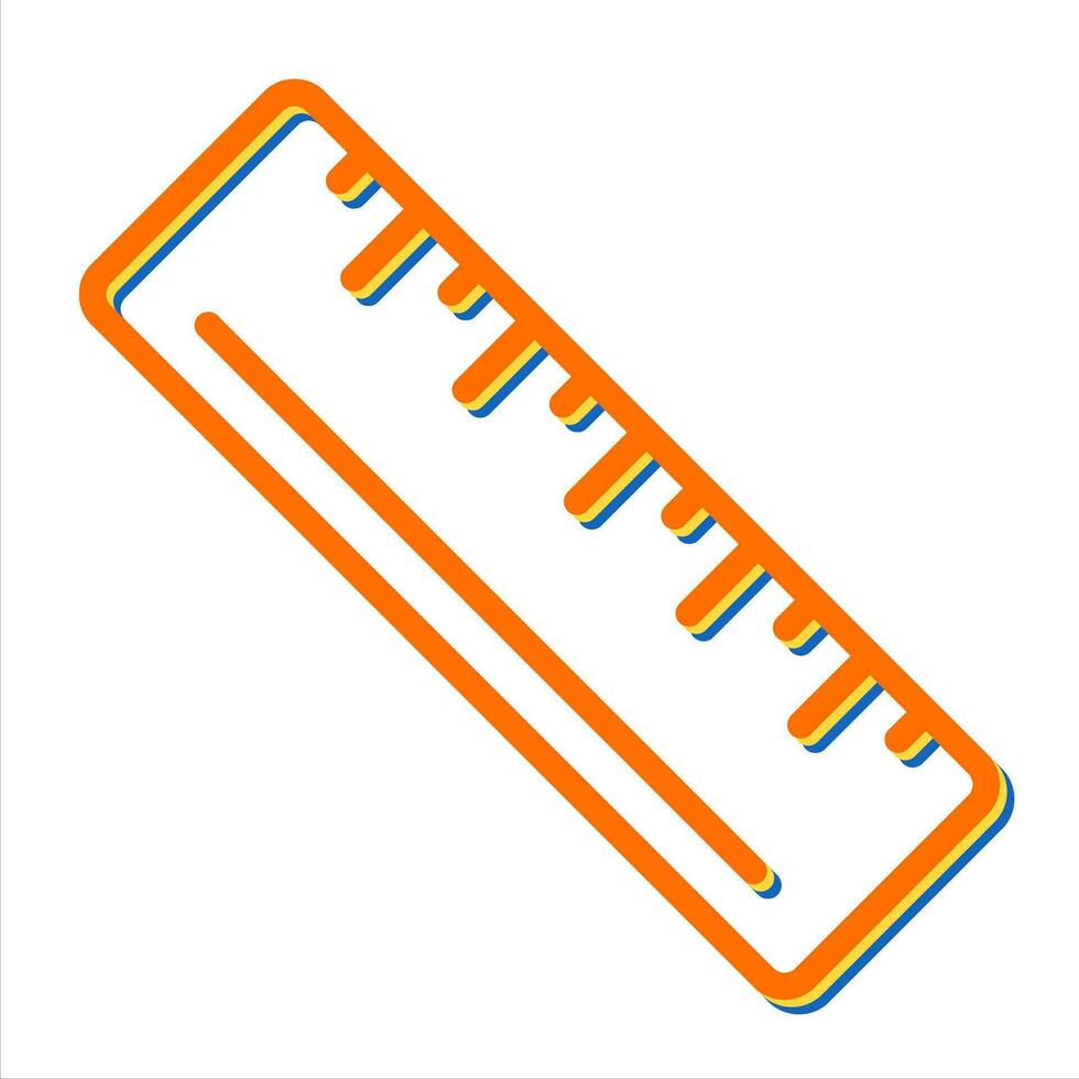 Ruler Vector Icon