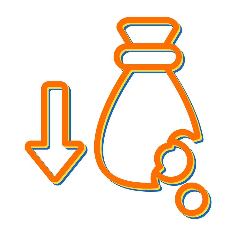 Financial Loss Vector Icon