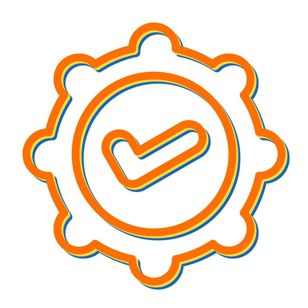 Badge Check Vector Icon