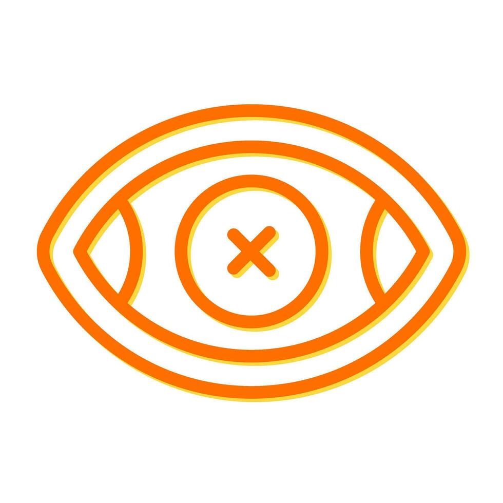 Eye Crossed Vector Icon