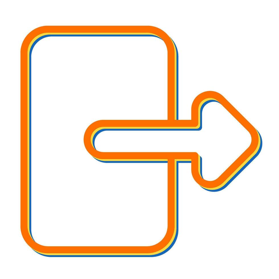 Exit Vector Icon