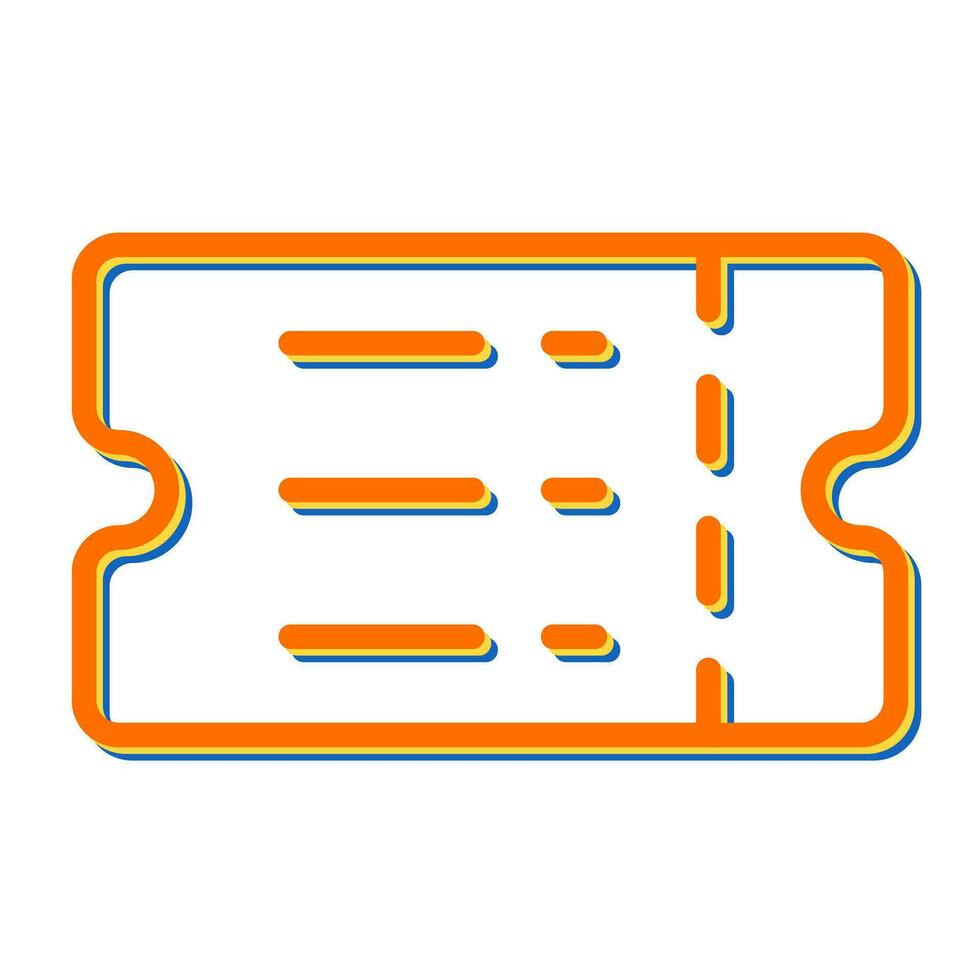 Ticket Vector Icon