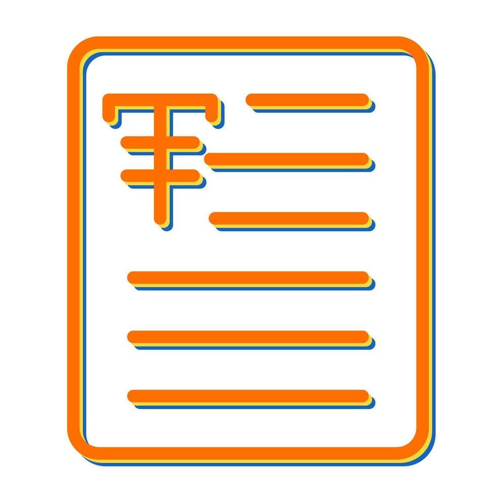 Document Strikethrough Vector Icon