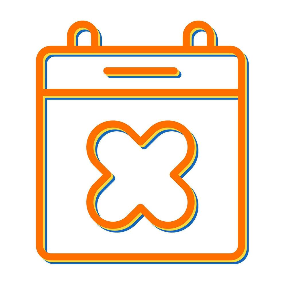 Calendar Xmark Vector Icon