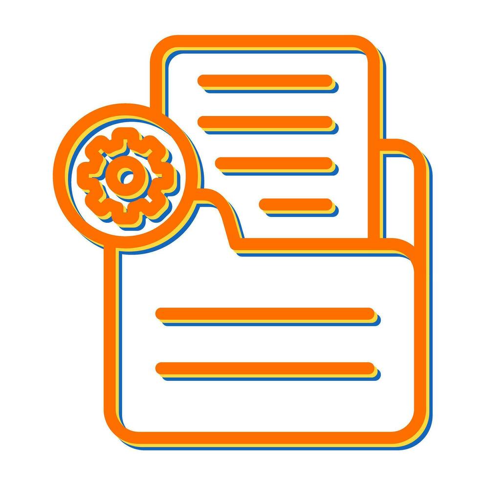 Document Settings Vector Icon