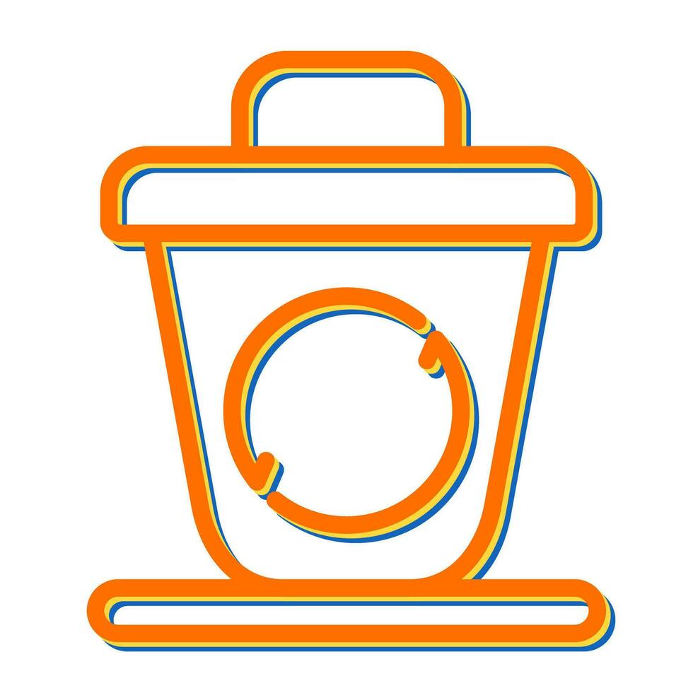 Recycling bin Vector Icon