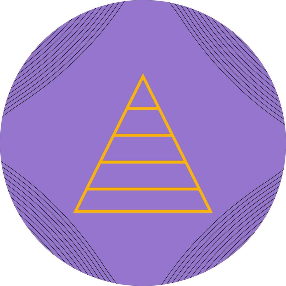 Pyramid Graph Vector Icon