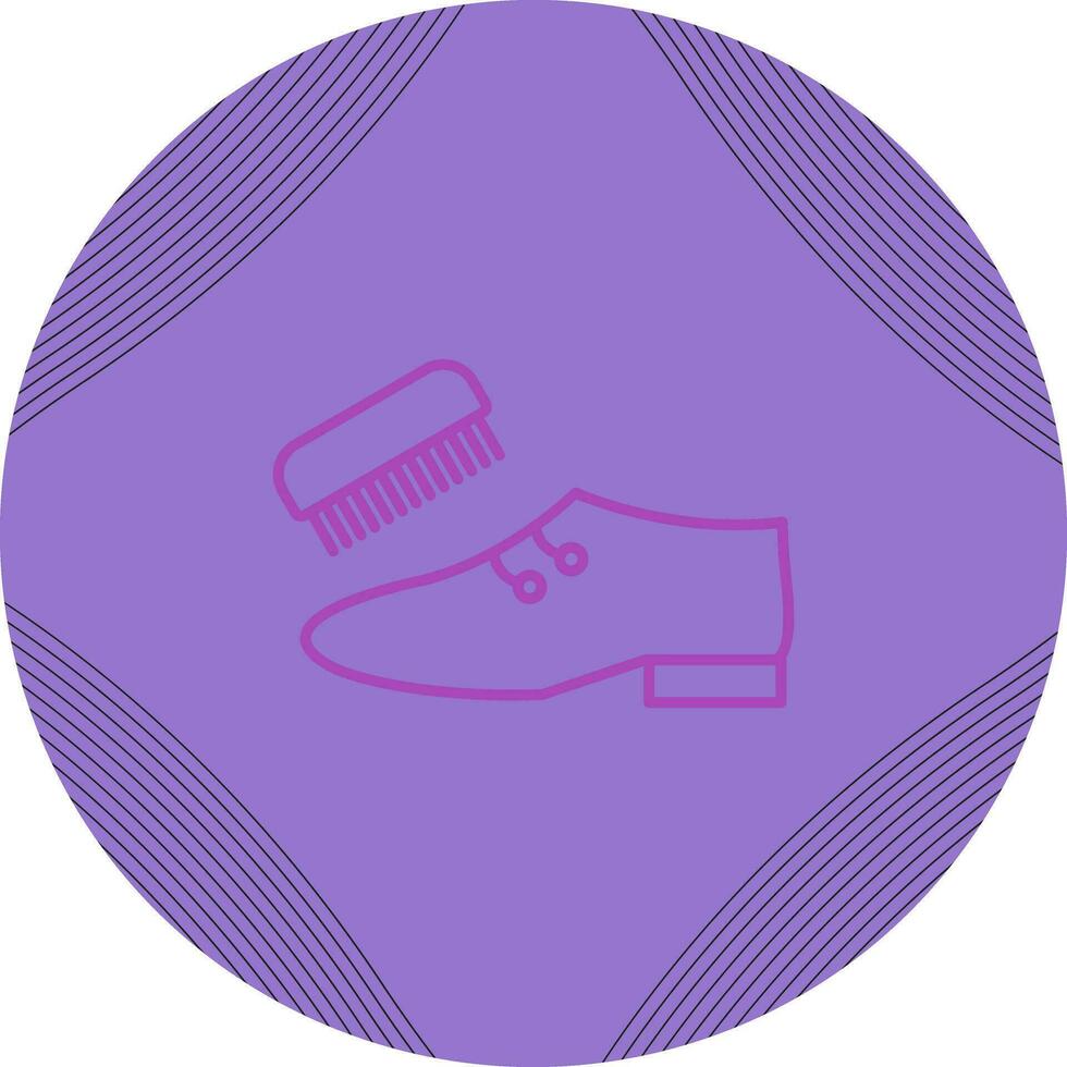 Shoe Polishing Vector Icon