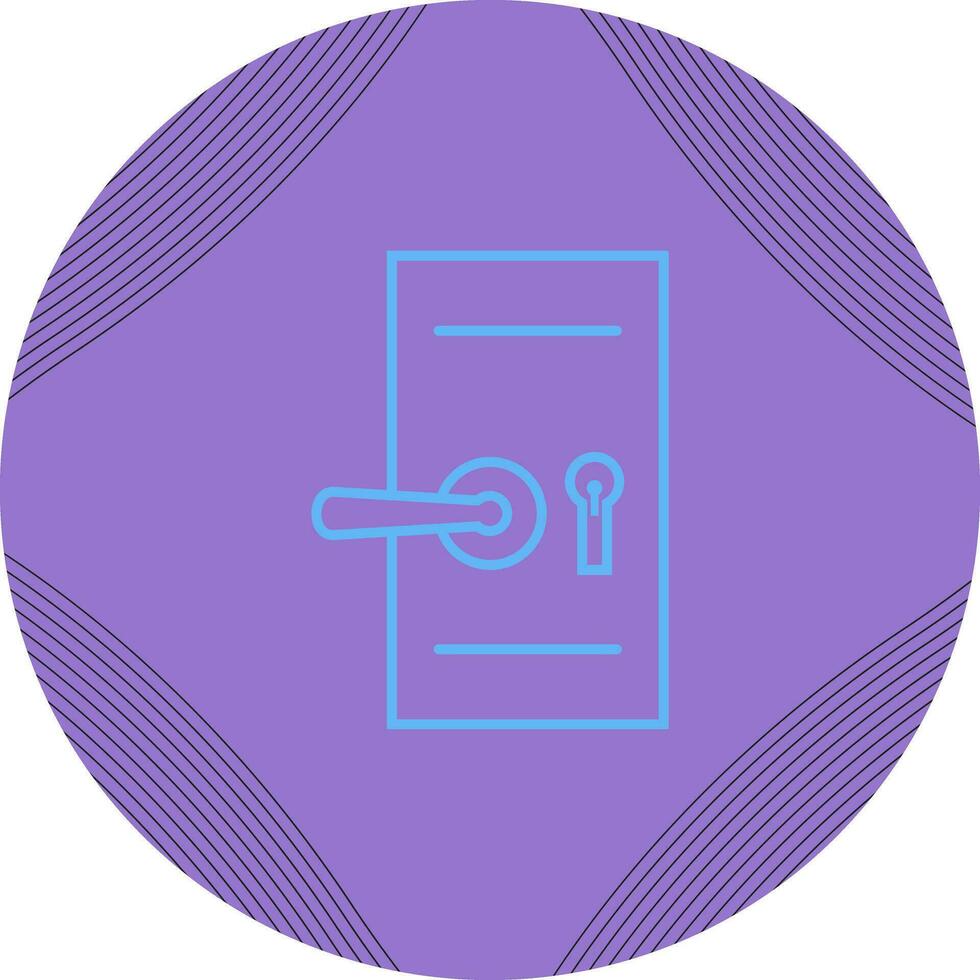 Door Security Lock Vector Icon