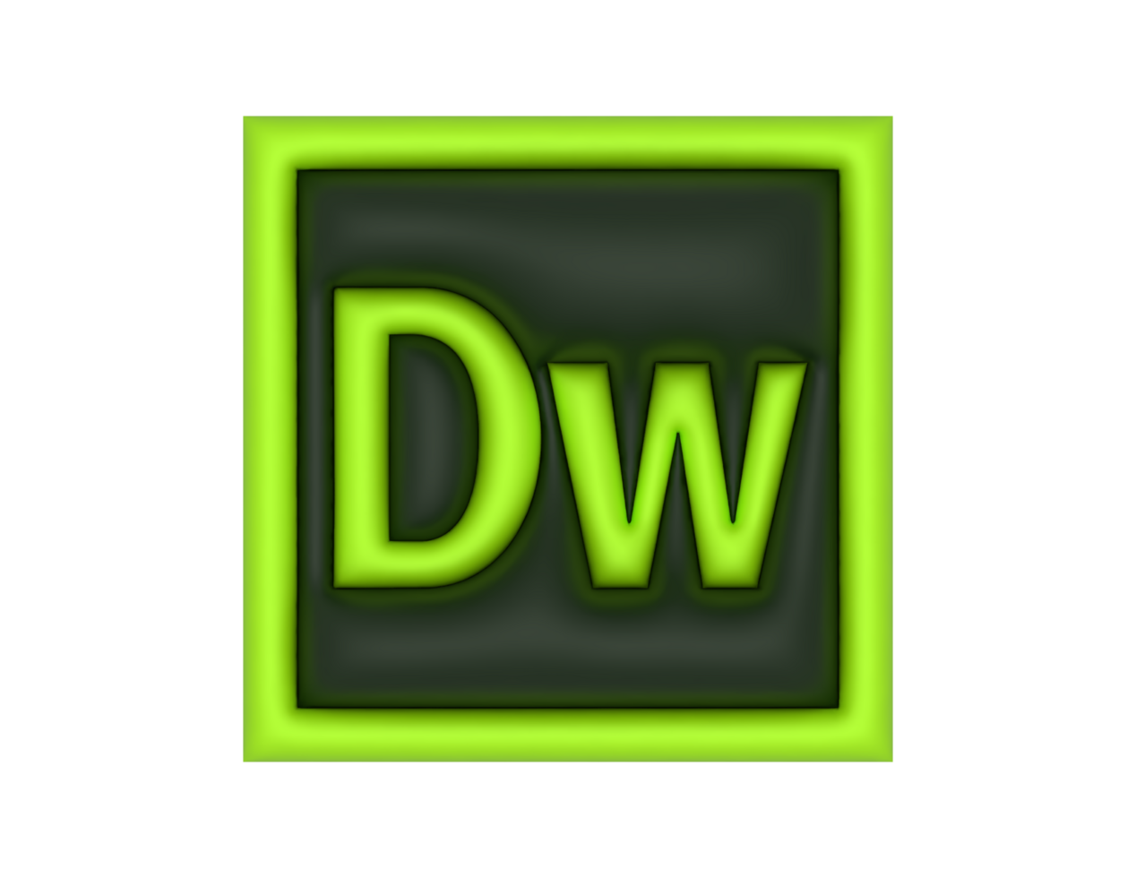 3d Adobe Dreamweaver icon png