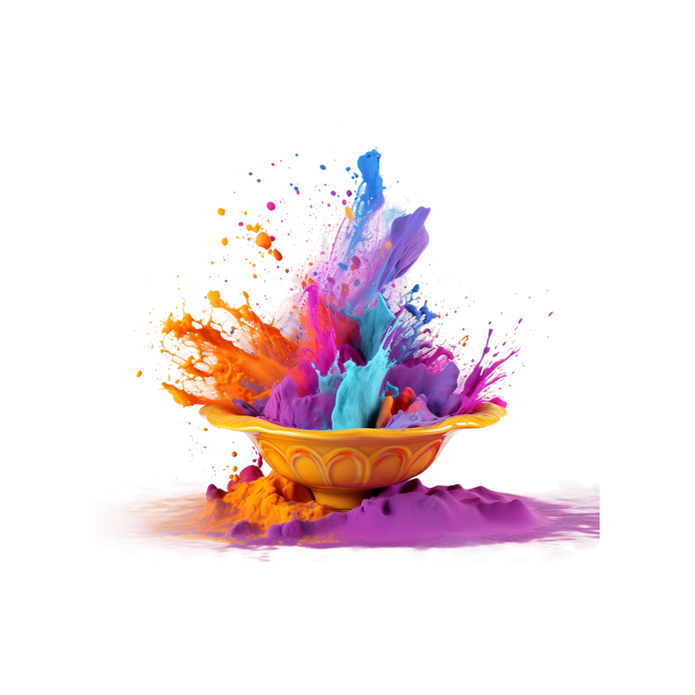 gulal in holi animated images