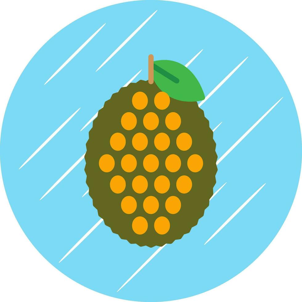 Jackfruit Vector Icon Design