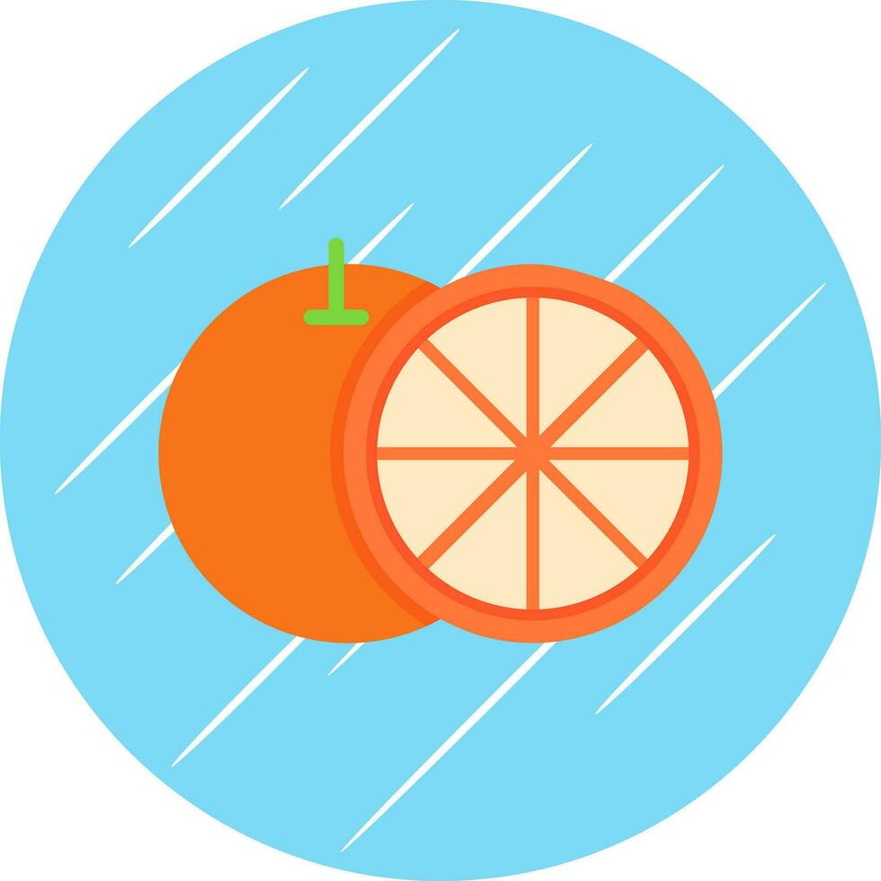 Grapefruit Vector Icon Design