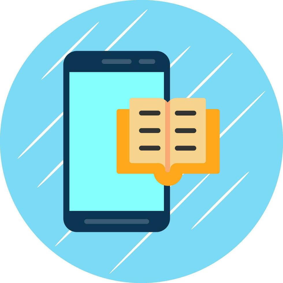 Reading Book  Vector Icon Design