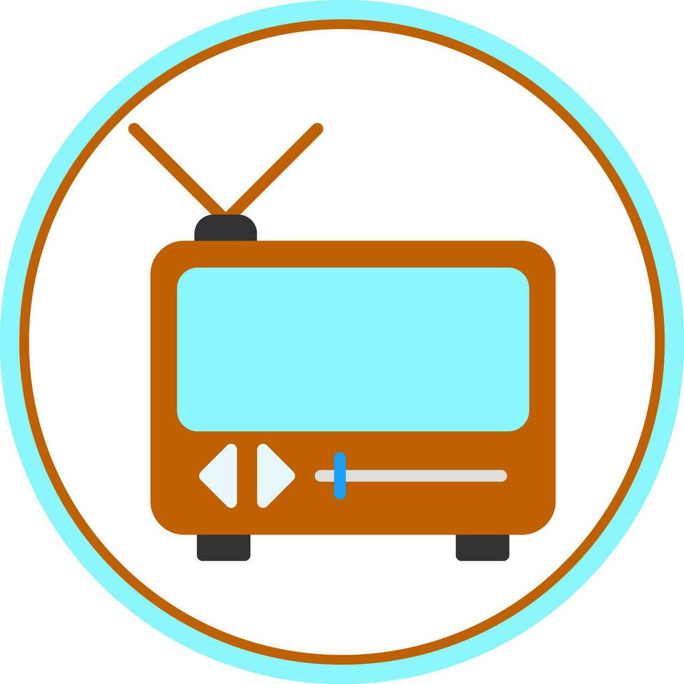 Television Vector Icon Design