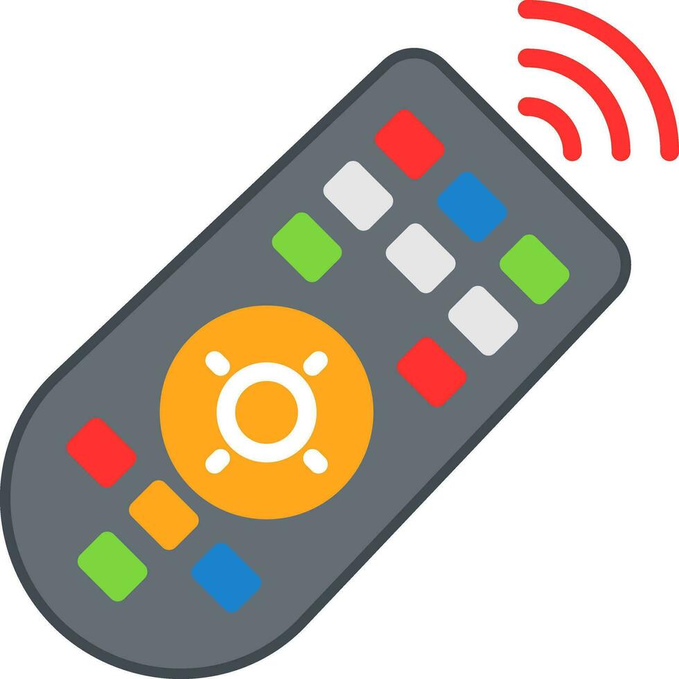 Remote Control Vector Icon Design