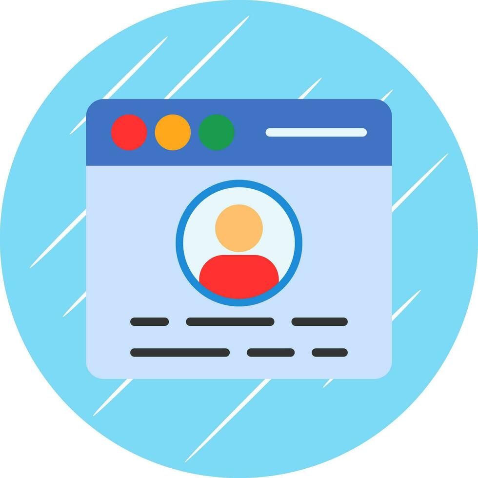 Profile  Vector Icon Design