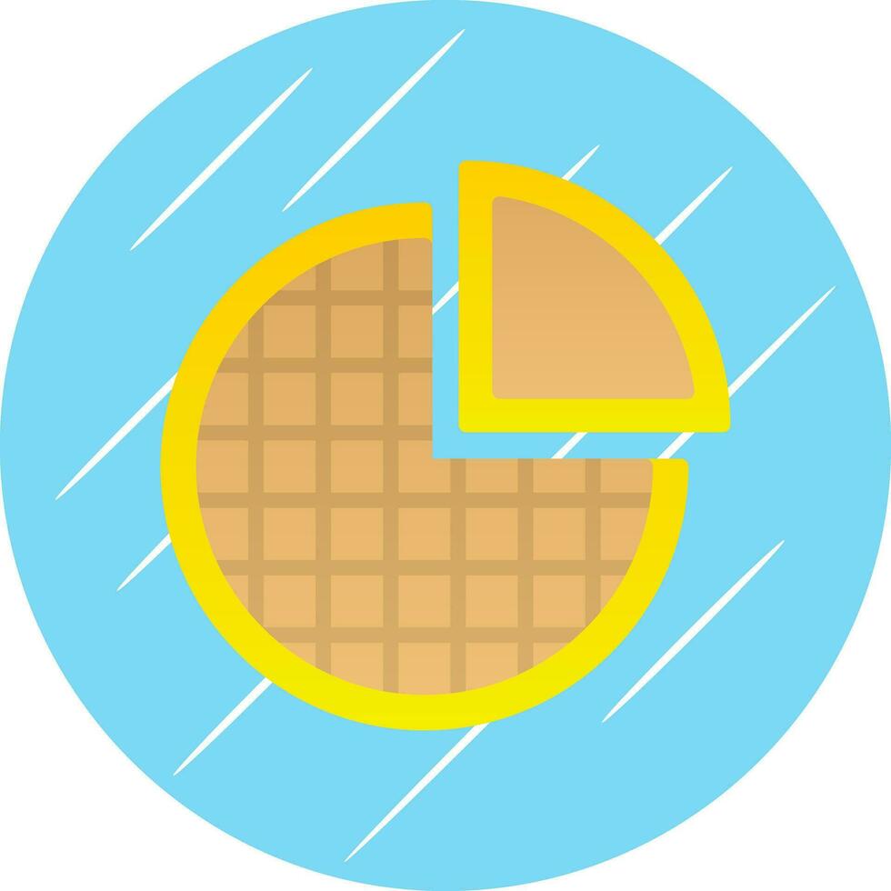 Pie Vector Icon Design