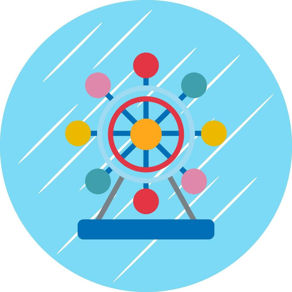 Ferris Wheel  Vector Icon Design