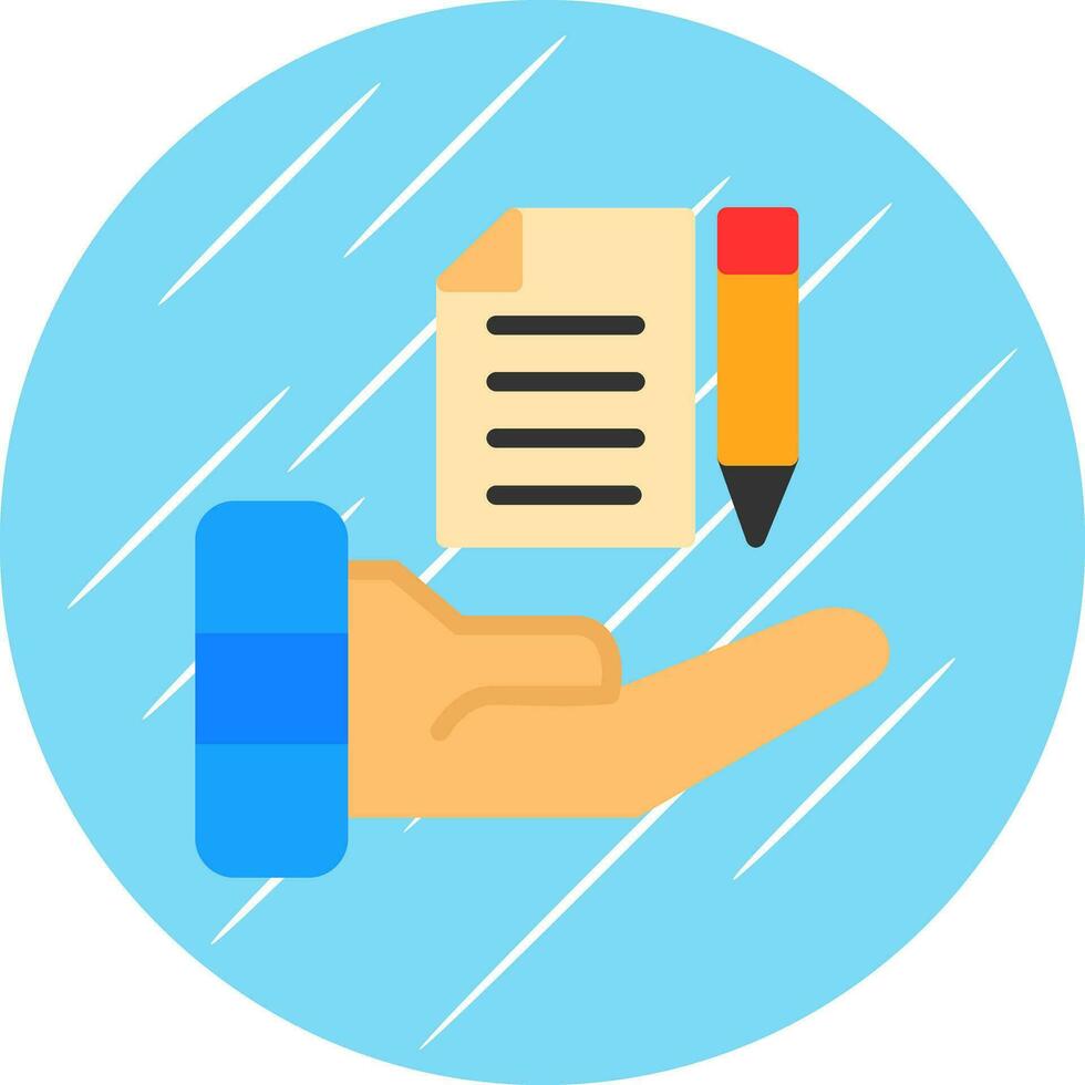 Contract Vector Icon Design