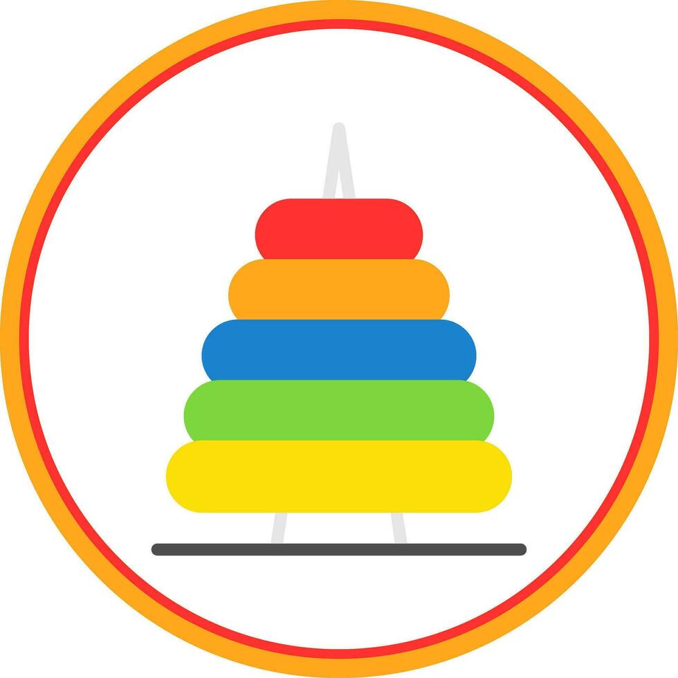 Rings Vector Icon Design
