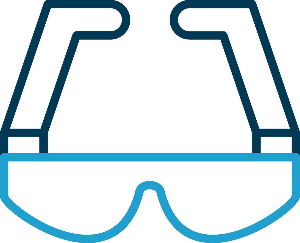 Safety Glasses  Vector Icon Design