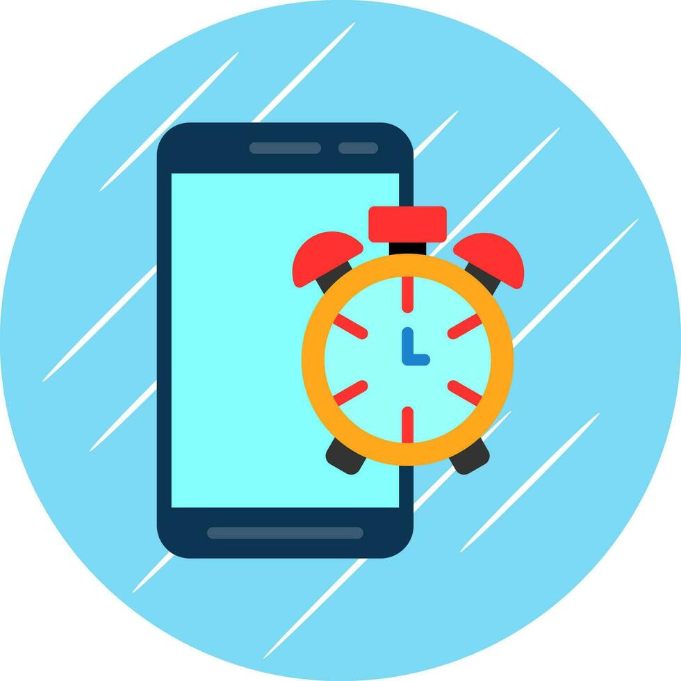 móvil alarma vector icono diseño