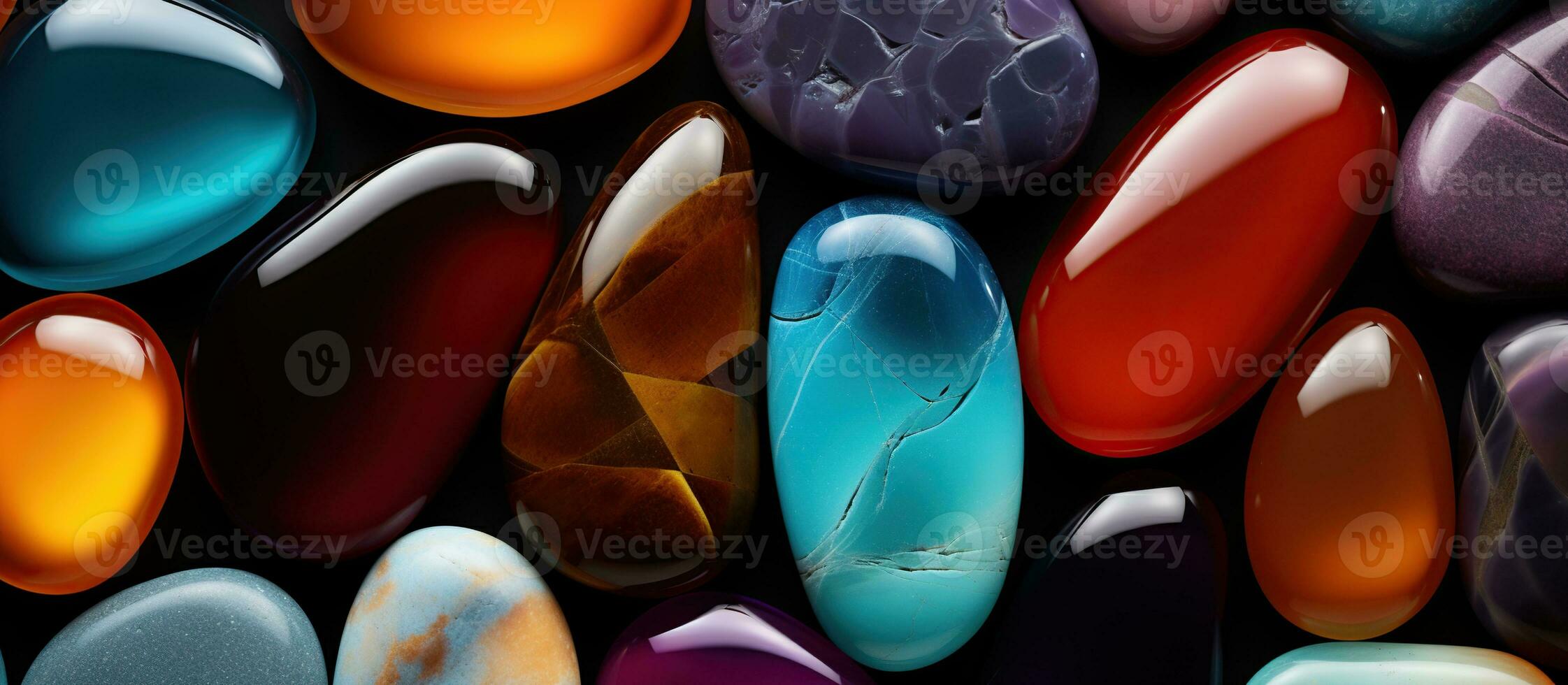 Illustration of  stone pebble background, AI Generated photo