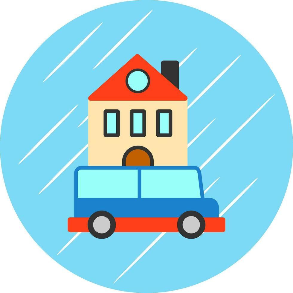 Shuttle Vector Icon Design