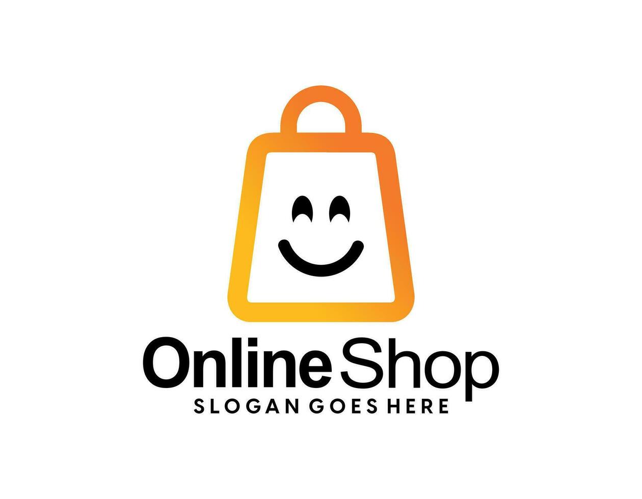 Online Shop Logo designs Template. Illustration vector graphic of shopping cart and shop bag combination logo design concept. Perfect for Ecommerce, sale, discount or store web element. Company emblem