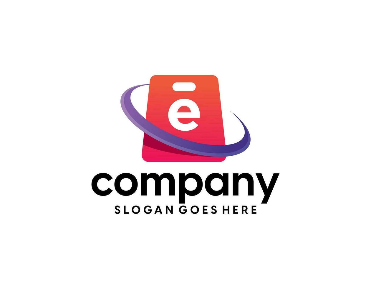 hand bag shoping icon and mart logo for e commerce and store logo vector