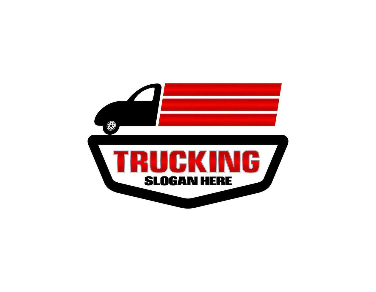 Truck symbol logo vector