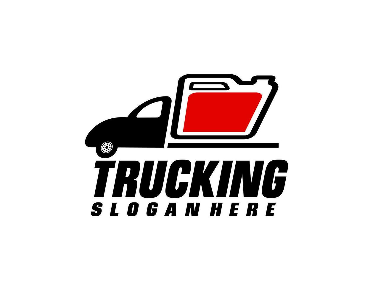 camión logo ilustración en blanco antecedentes vector