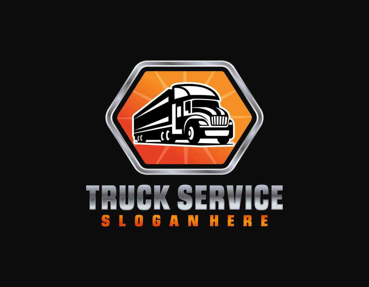 Three Truck logo template for you design in black color. Transport trucking logistics cargo vector. Delivery theme. vector