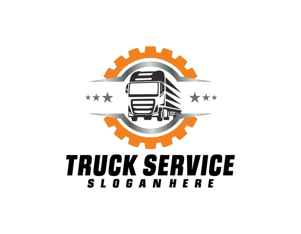 Truck symbol logo vector