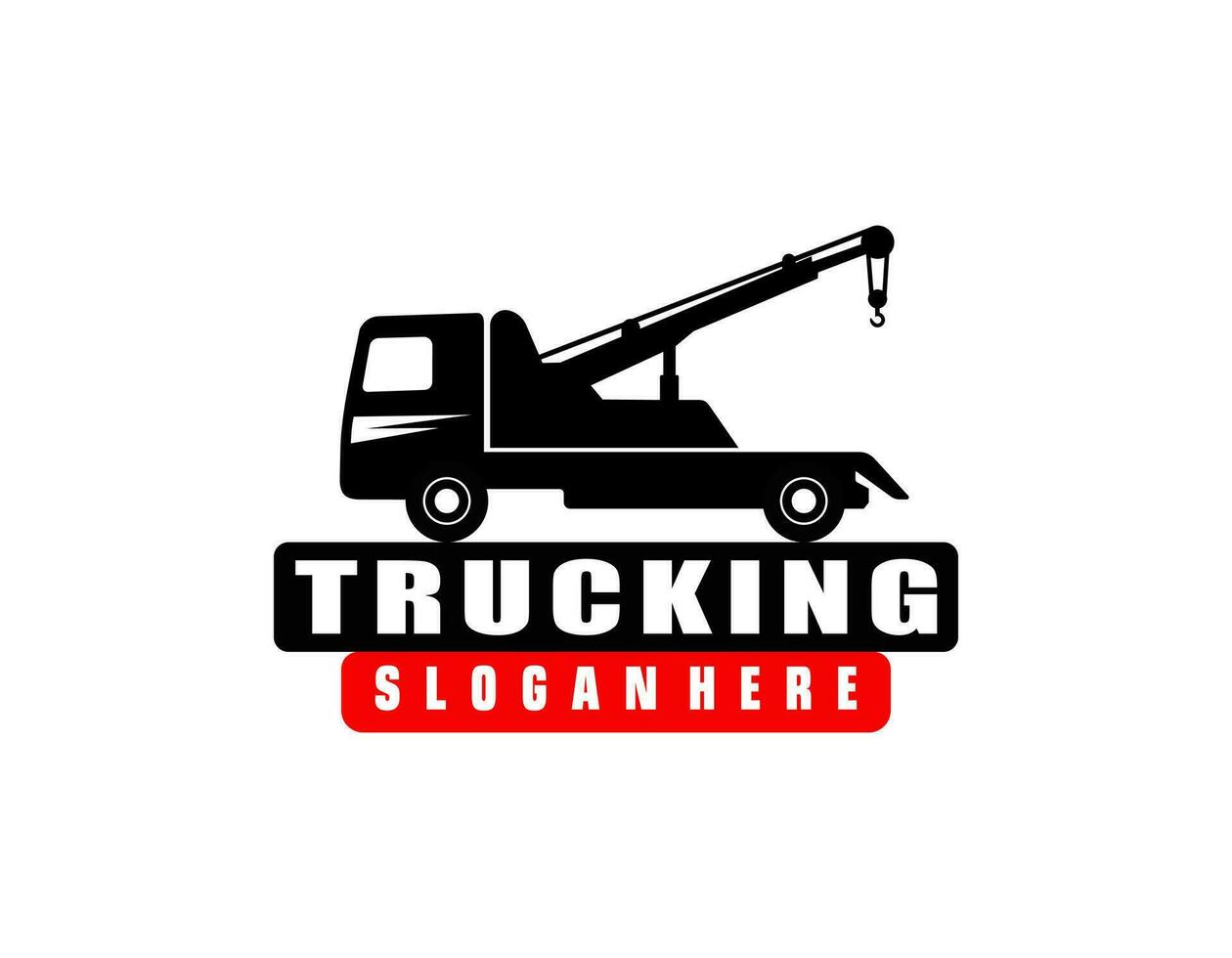 towing truck service logo vector