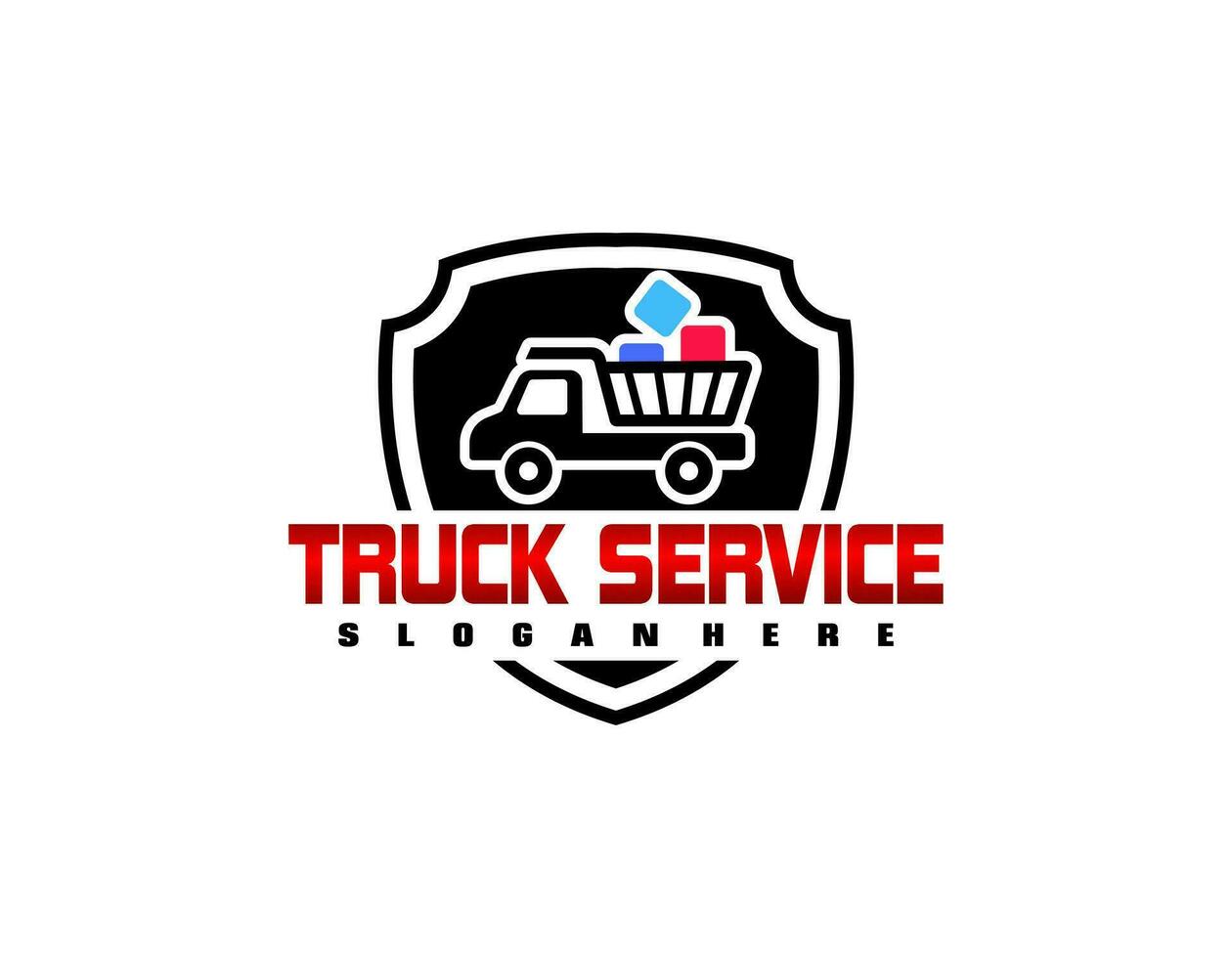 Truck Logo Vector Template