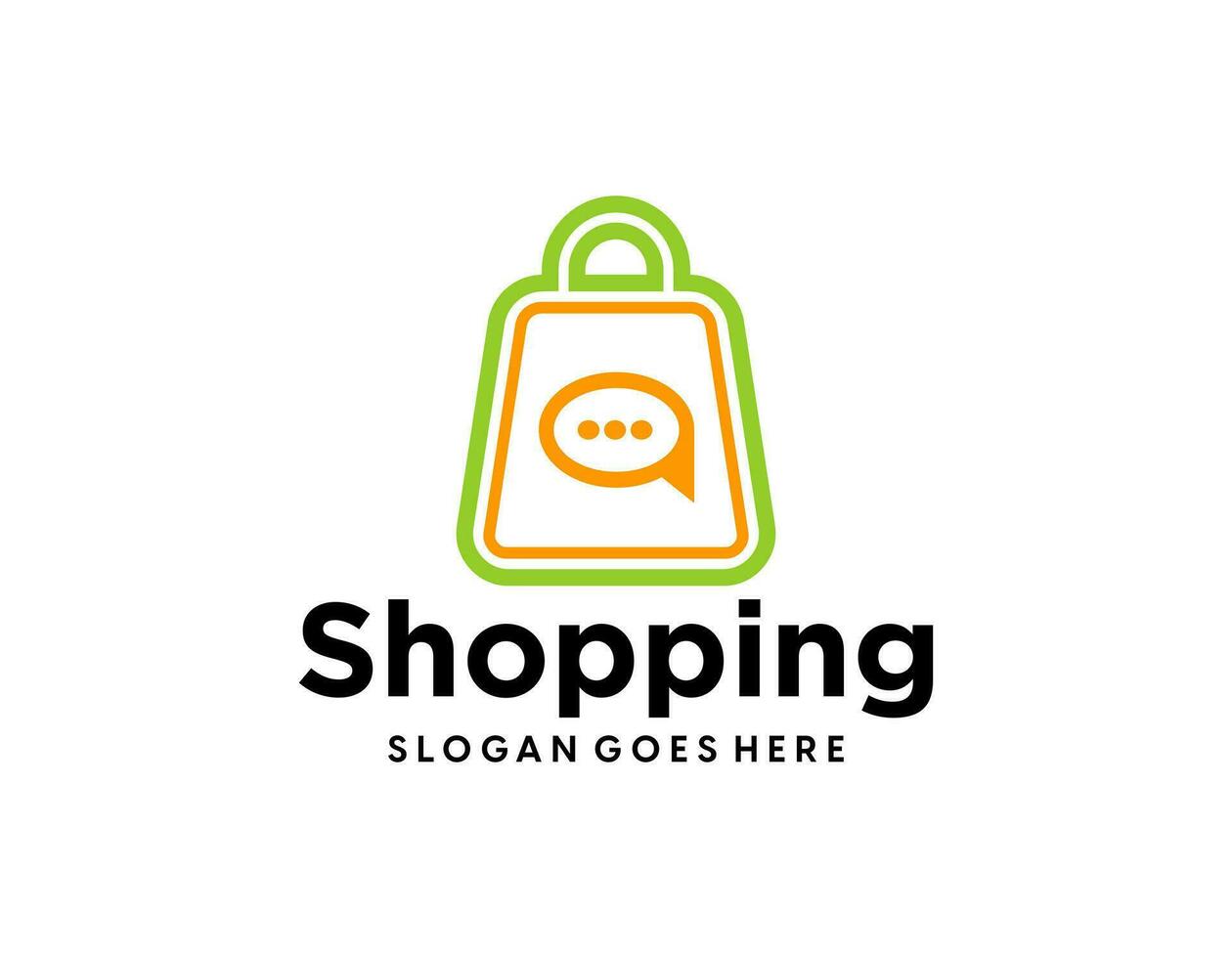 Modern Online Shop Logo designs Template vector